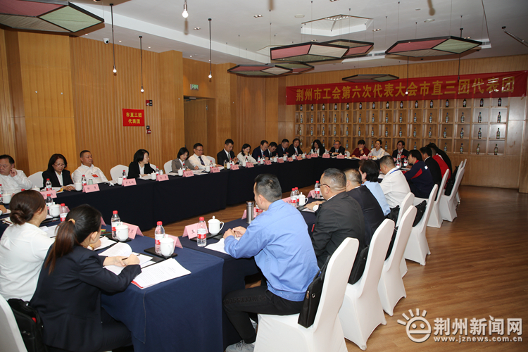 荆州市工会第六次代表大会举行分团讨论_pg电子官网官方网站(图9)