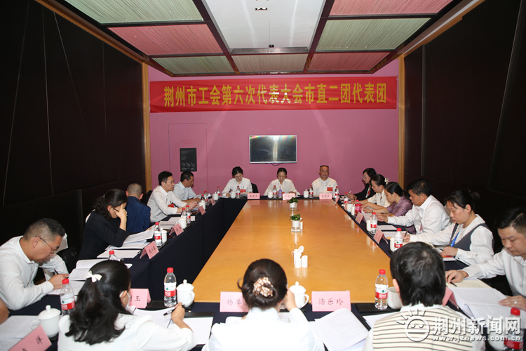 荆州市工会第六次代表大会举行分团讨论_pg电子官网官方网站(图10)