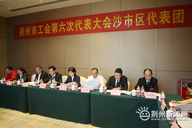 荆州市工会第六次代表大会举行分团讨论_pg电子官网官方网站(图7)